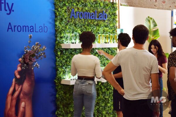 Leafly Cannabis Event Aroma Wall