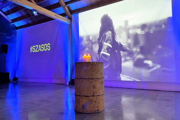 MG Studio SZA Album Release Party Projection Candles