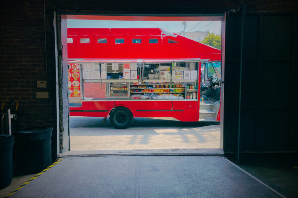 MG Studio Food Truck Back Door Open