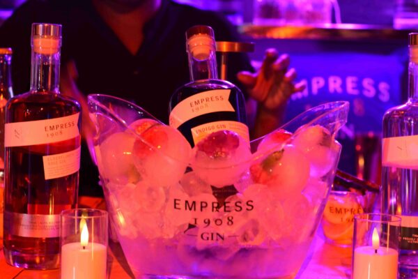 MG Studio La Dolce Vita event - Empress 1908 Gin bar